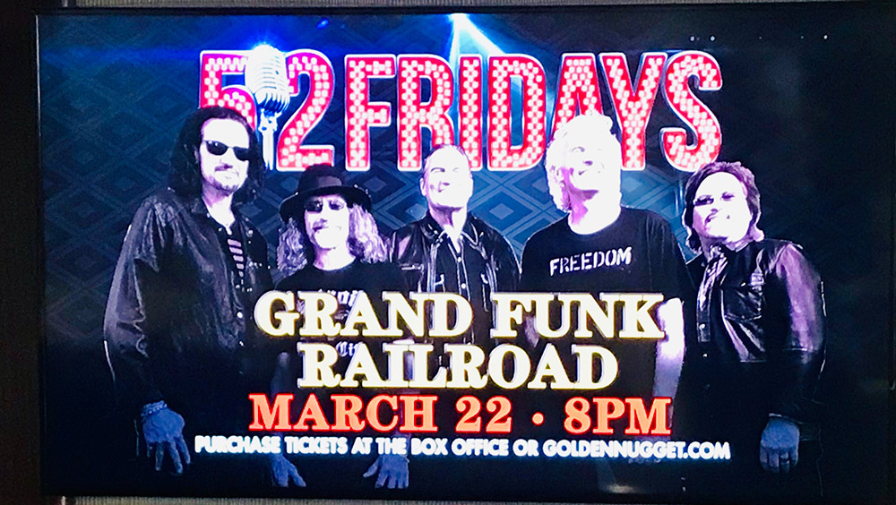 GFR billboard at Golden Nugget