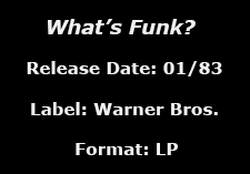 What's Funk? data